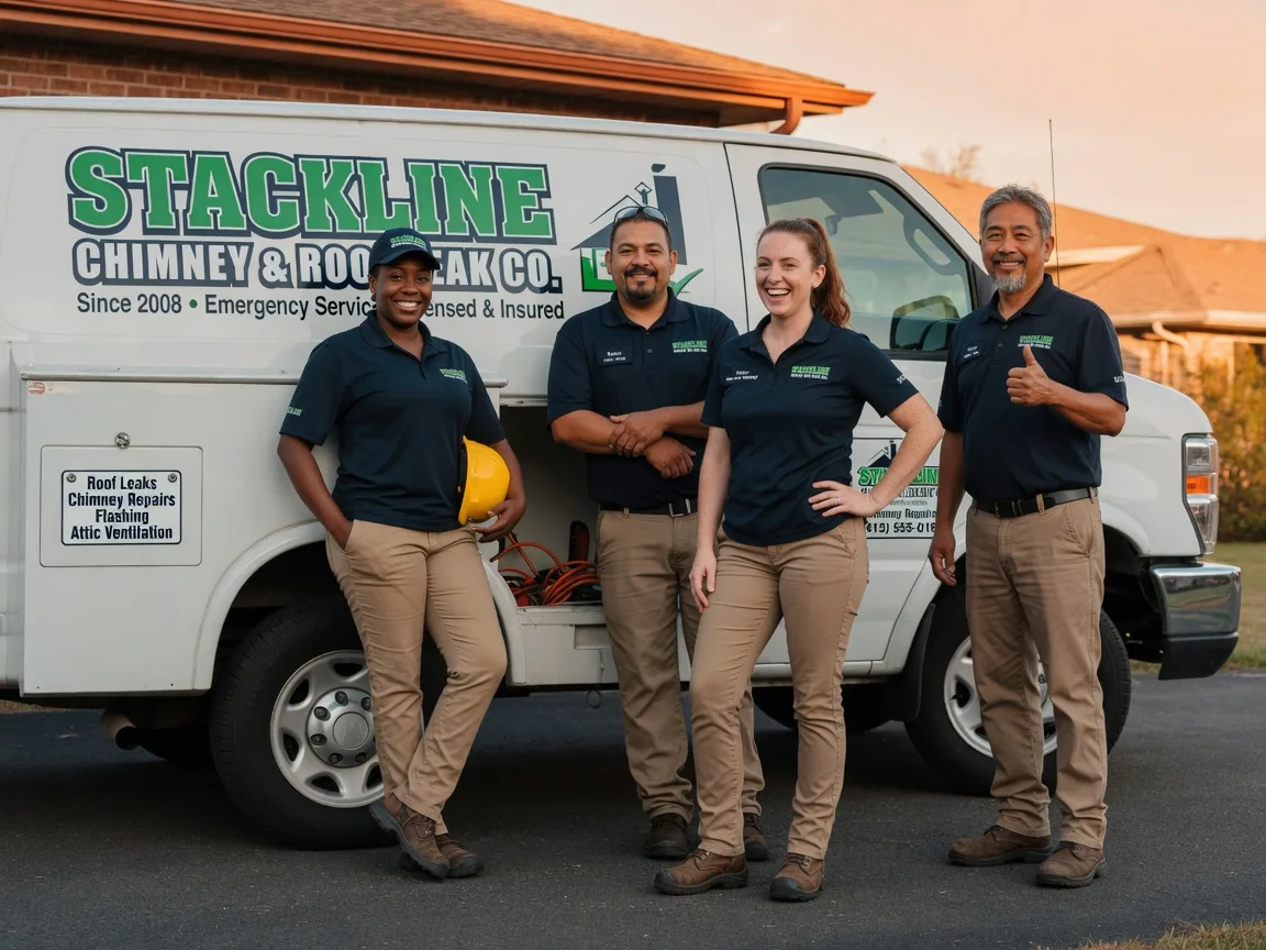 Chimney flashing repair company in Oak Park, MN